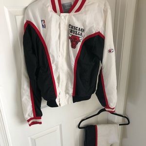 Vintage Chicago Bulls Warm Up Suit sz S